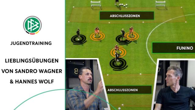 Von der Umkleidekabine auf den Trainingsplatz - Hannes Wolf und Sandro Wagner