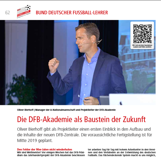 ITK 2015: Oliver Bierhoff stellt die DFB-Akademie vor