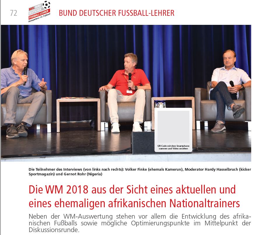 ITK 2018: Interview Gernot Rohr und Volker Finke